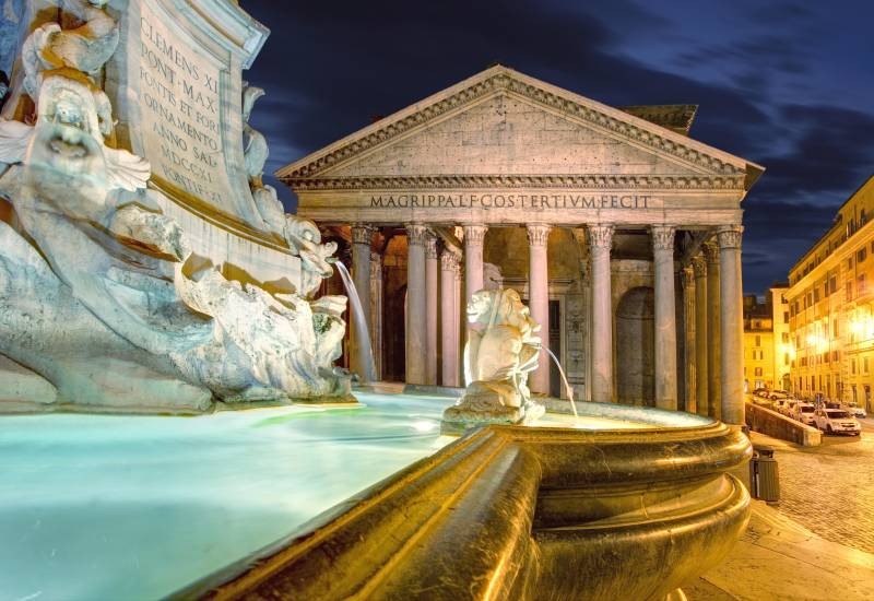 Gourmet Dinner and Wine Tasting in Rome at the Pantheon