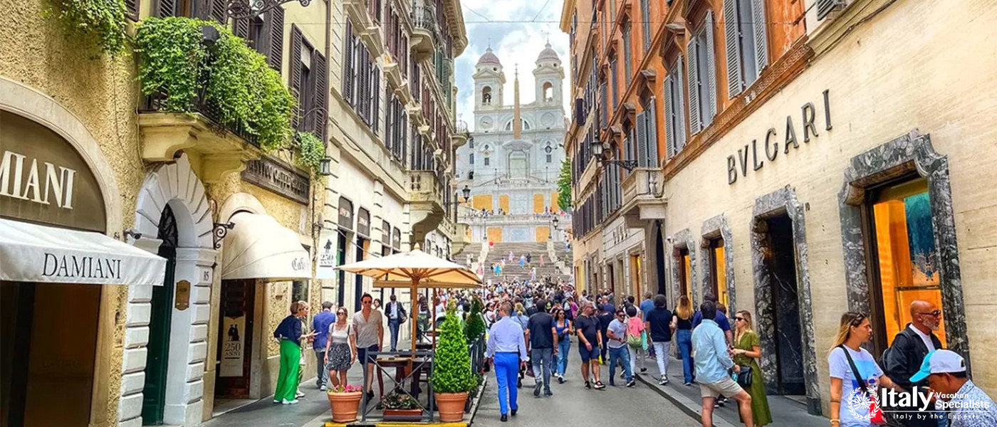 Luxury Shopping at Via Condotti, Rome