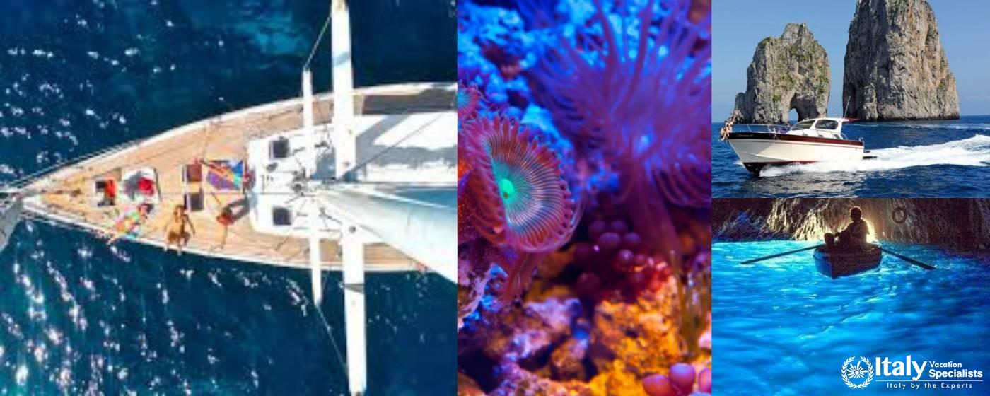 Sailing Adventure Ischia Island to Capri and Procida Islands 