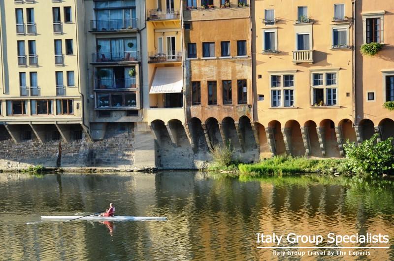 Florence, Italy - Typical buildings along the Arno River - Photo by Jesse Andrews 