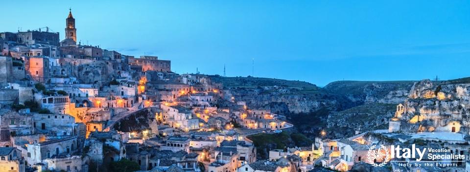 Matera - Basilicata, at Dusk Italy