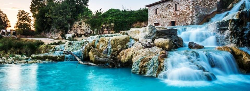 Saturnia Natural Hot-Springs Italy 