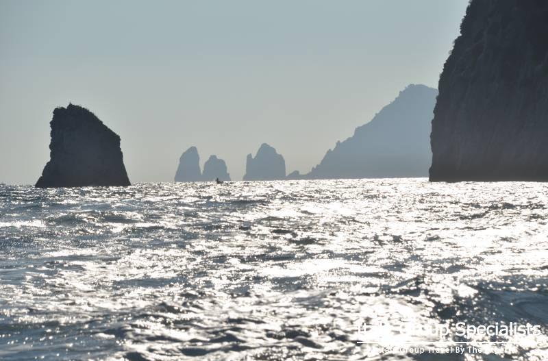 All the Shades of Blue on the Island of Capri 