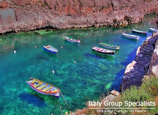 Waters Surrounding the Blue Grotto in Malta 