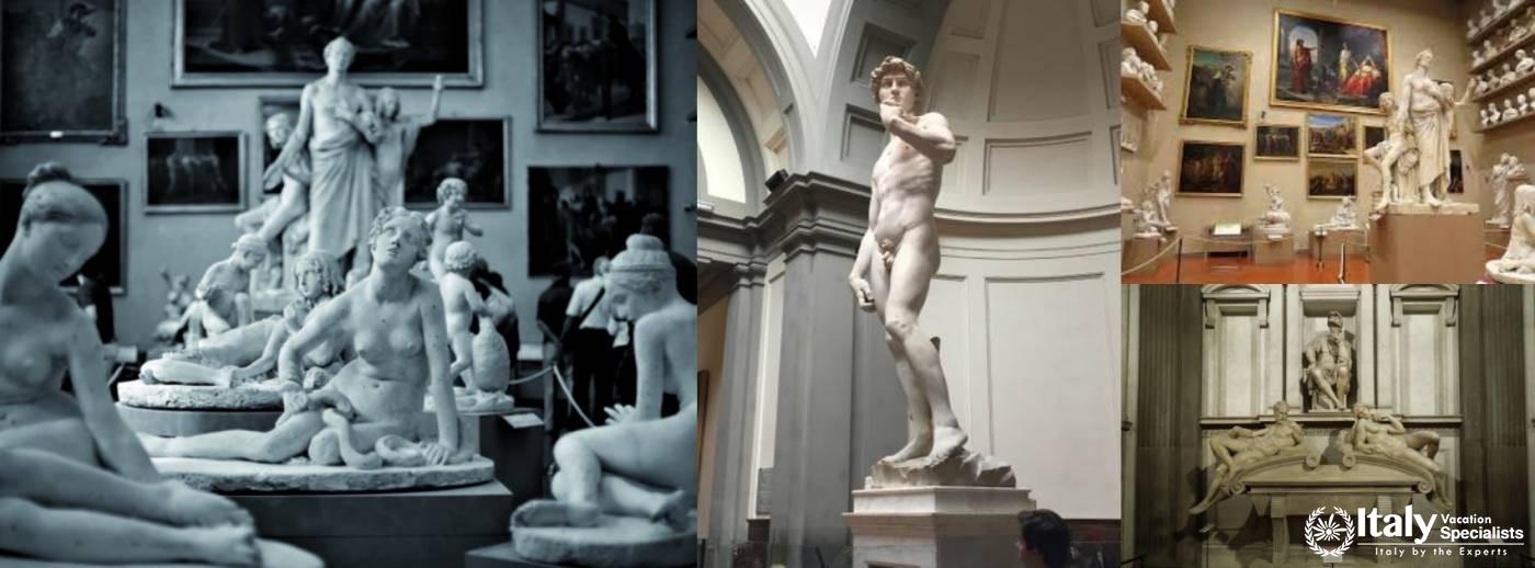 Inside the Accademmia Gallery Florence, Italy 