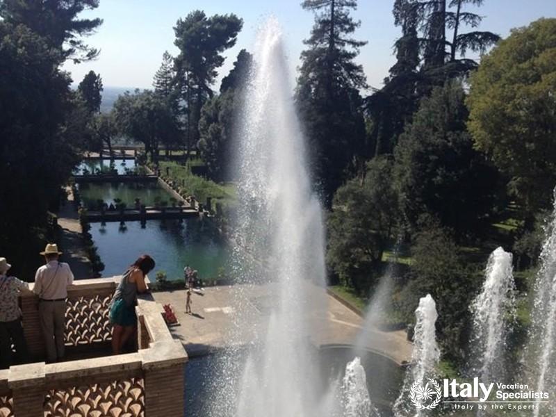 Beautiful Gardens as seen at Tivoli, just outside of Rome
