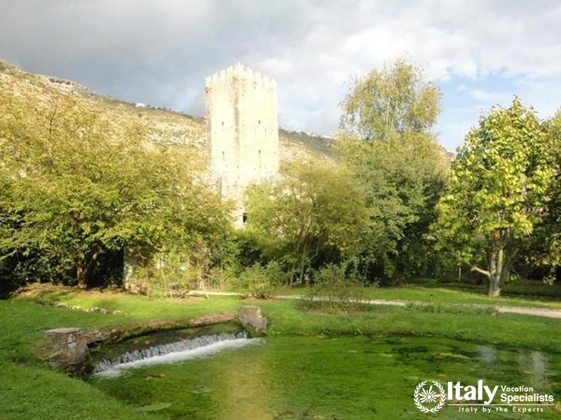 Castello Gandolfo from Lake Albano