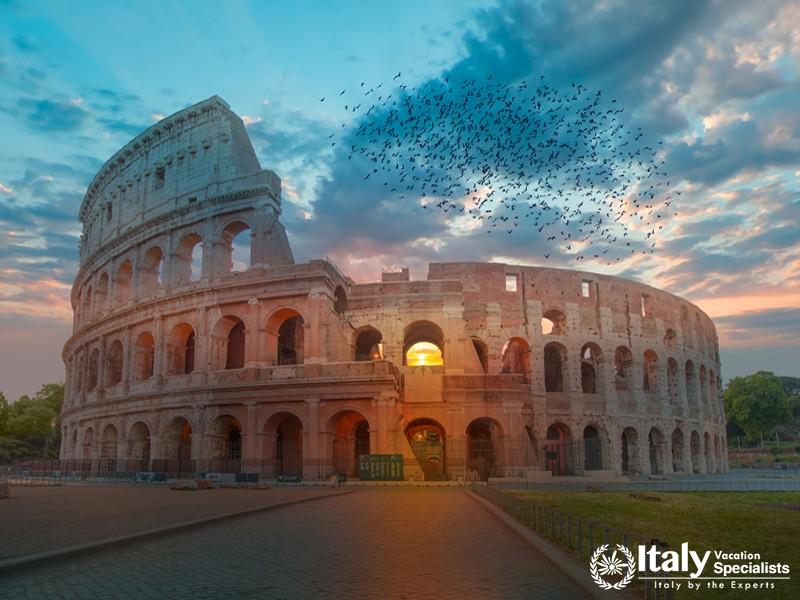 Colosseum in Rome - Colosseum is the best famous known architecture and landmark in Rome, Italy