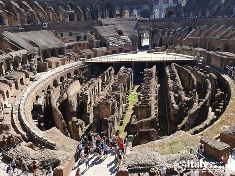 Inside the Colosseum in Ancient Rome