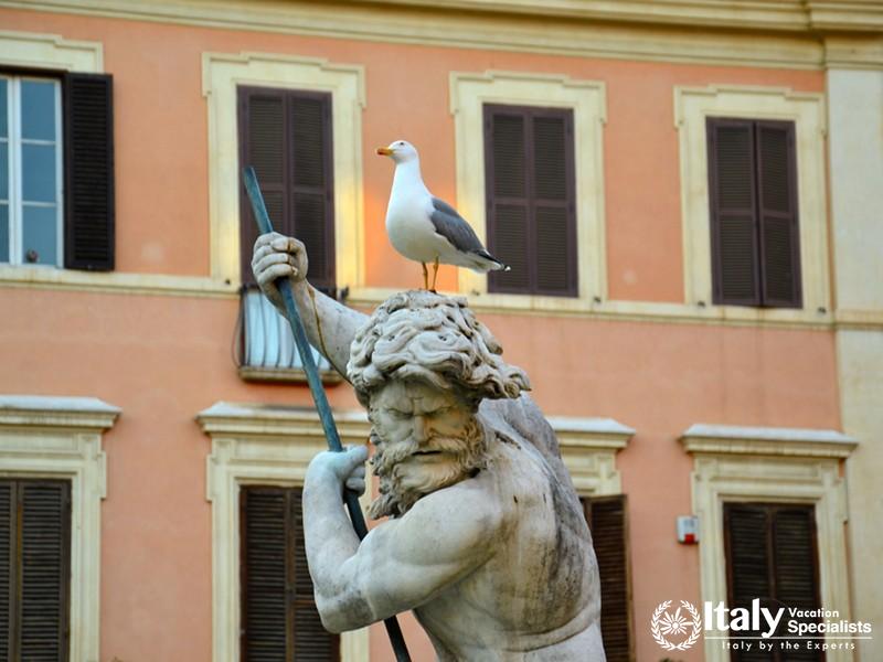 Neptune fountain Piazza Navona -Rome