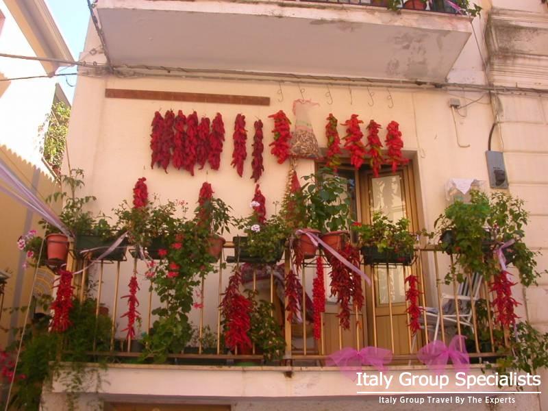 Balcony at Diamante, Calabria - photo by Jesse Andrews
